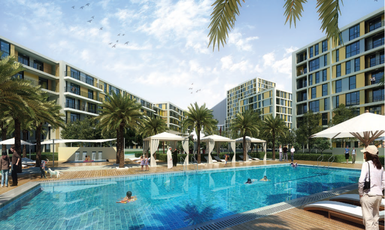 Noor-Apartments-At-Dubai-Production-City-Pool-Area-768x458-1