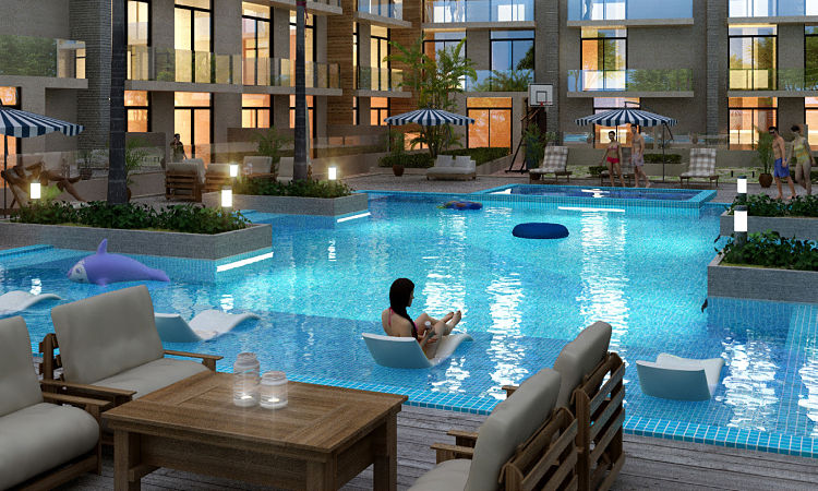 Oxford-Residences-II-in-Jumeirah-Village-Circle-Pool-Area