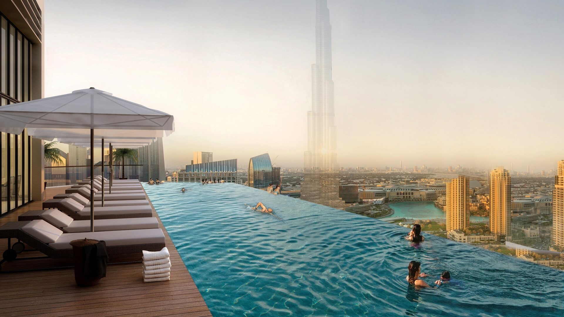 InfinityPoolatthetopoftheParamountTowerHotelResidences